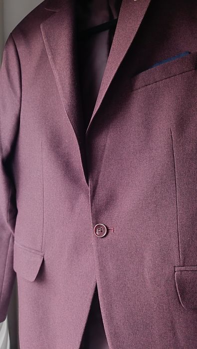 Nowa bordowa marynarka Frappoli r48