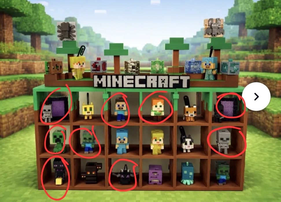 Обмін фігурок майнкрафт