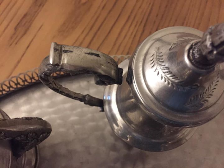 Conjunto chá casquinha/estranho