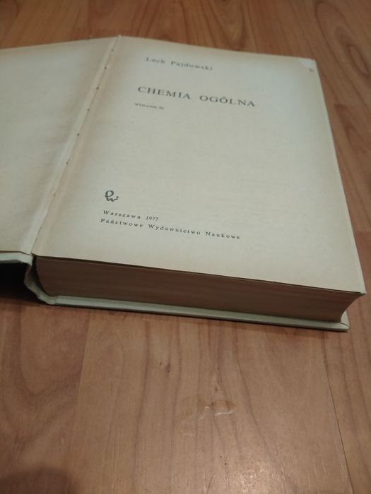 Chemia ogólna Lech Pajdowski