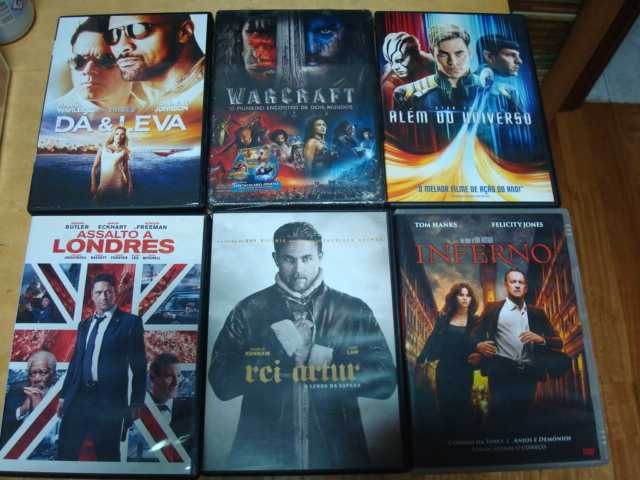 lote 7 dvds originais maioria recentes novas entradas parte 2