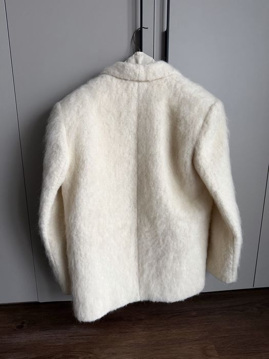 Пальто-жакет оверсайз з альпаки Bazhane