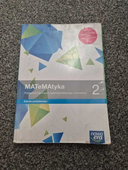 Podręcznik MATeMAtyka 2 nowa era Zakres podstawowy