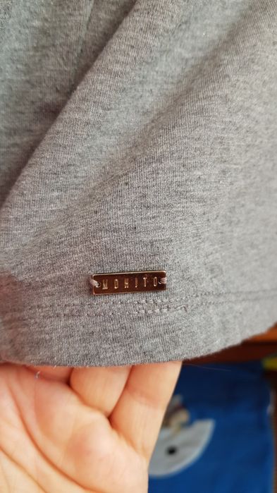 Sukienka tunika bluzka Mohito M 38 szara