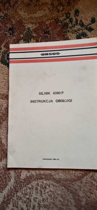 Instrukcja obsługi silnika Ursus 4390P