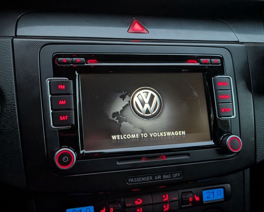 Магнитола VAG VW RCD 510 Bosch EU /Bluetooth Aux/ вход камера + Код