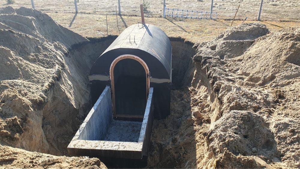 Schron betonowy piwnica betonowa ziemianka bunkier