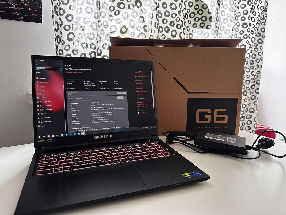 Laptop Gigabyte G6 KF