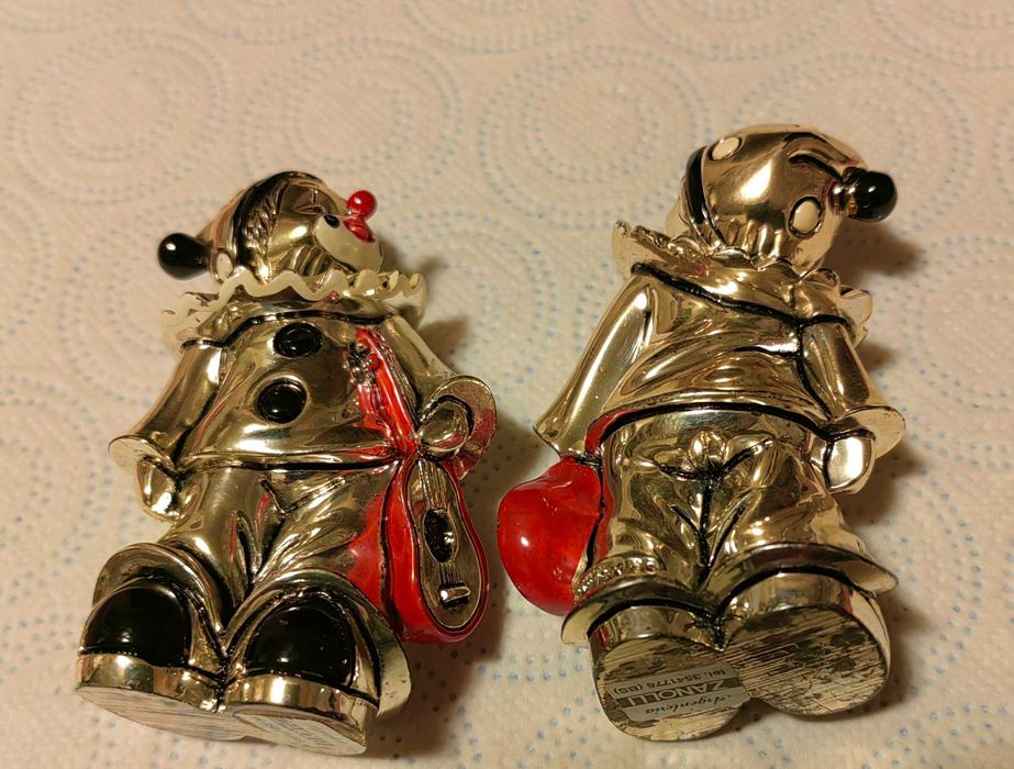 Pulcinella Klaun Srebro