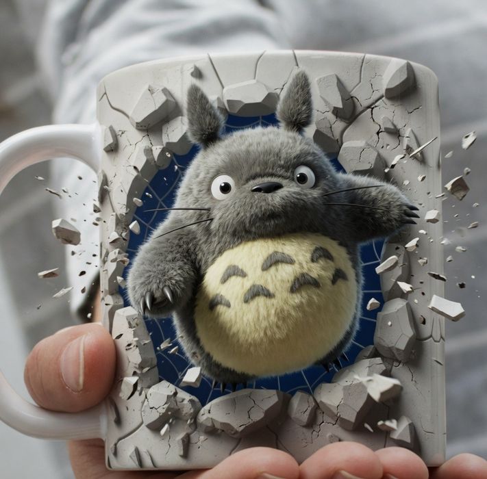 Moj Sasiad Totoro studio Ghibli prezent dla fana manga anime kubek ceramicz