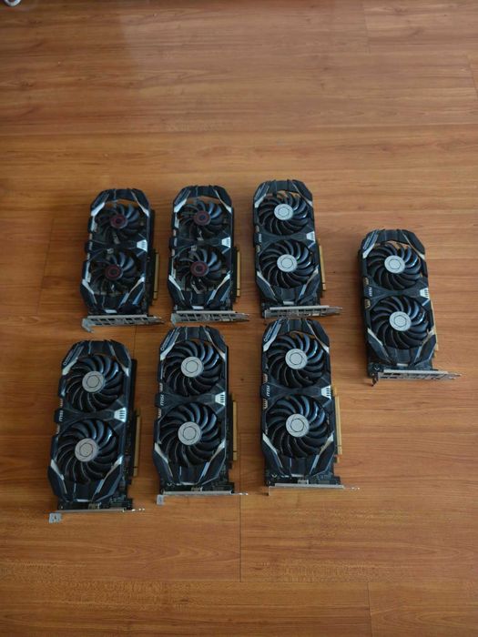 MSI P106-100 Miner 6gb аналог GTX 1060 6gb (8 штук одним лотом)