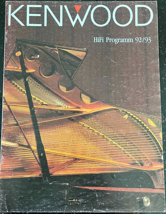 KENWOOD 1992/1993 AUDIO Prospekt Katalog HI-FI