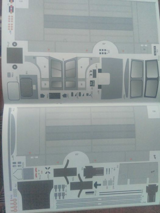 Answer żubr A80 chłodnia model kartonowy 1/25