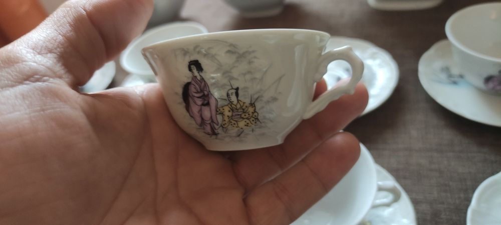 Serviço de chá em porcelana vista alegre