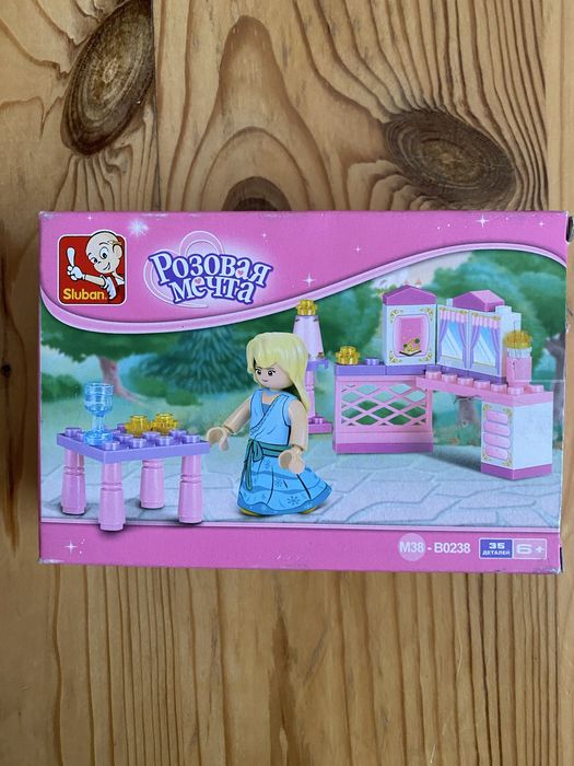 Конструктор Sluban Розовая мечта на 19,30 и 35 деталей