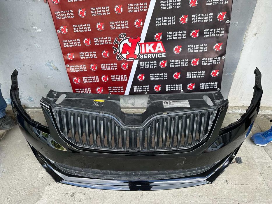 Бампер передній Skoda Octavia A7 (комплектний)