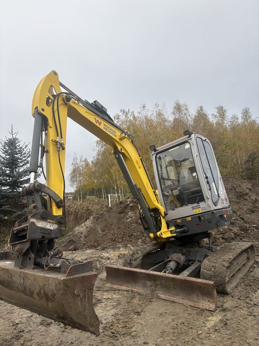 Minikoparka Koparka Gąsienicowa  Wacker Neuson 50Z3-2 UNIKAT  VDS! 6ton!  3 lyzki Złacze hydrauliczne Engcon 2800mth jcb kubota yanmar