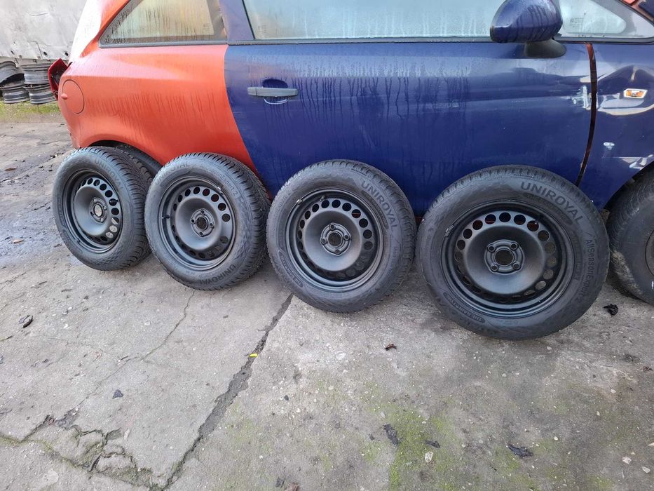 koła opony zimowe 4x100 OPEL CORSA D E 15 185/65/R15 Uniroyal 2023 7mm