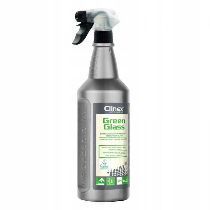 Profesjonalna chemia gospodarcza CLINEX Green Glass Ekologiczna Pianka do Szyb 1L