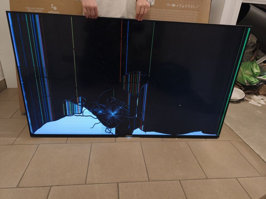 TV Sony 55" uszkodzony