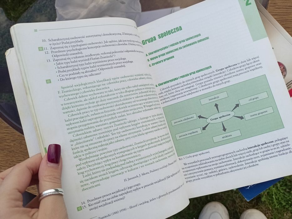 WOS + wiedzą o kulturze liceum, podręczniki