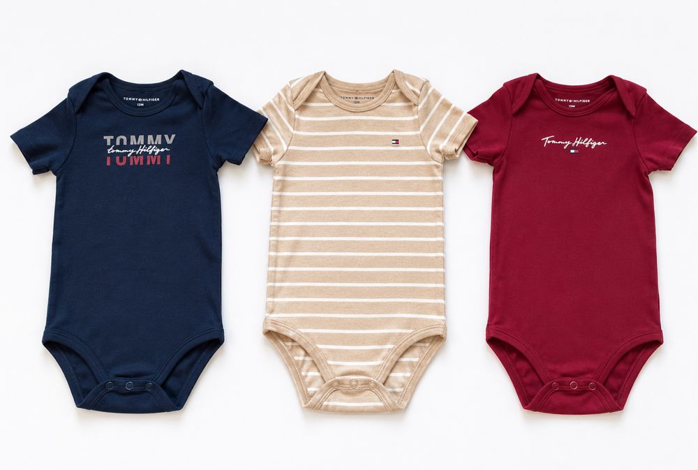 Набір брендових боді Tommy Hilfiger 12 місяців