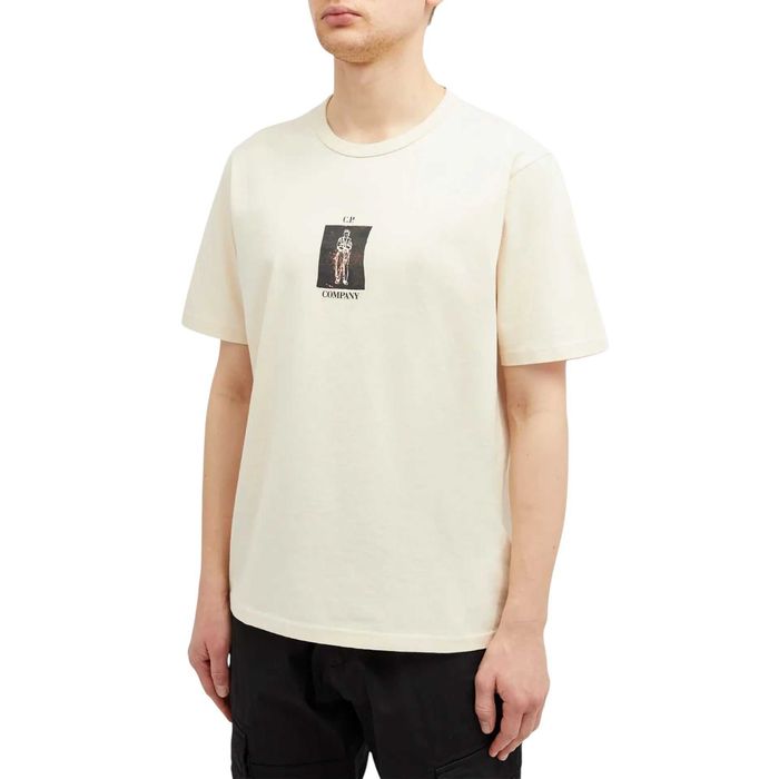 Футболка C.P. Company 30/2 Mercerized Jersey Twisted Graphic T-Shirt W