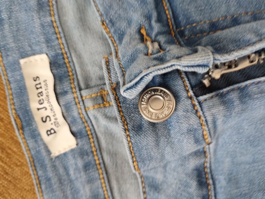 Letnie jeansowe spodnie