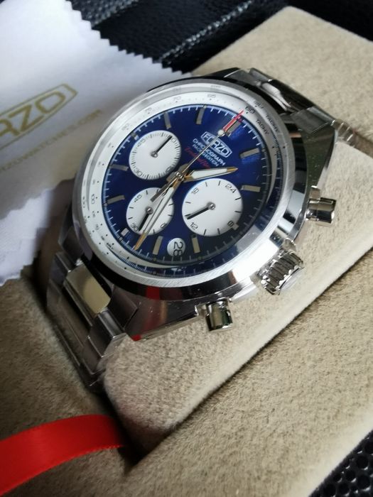 Zegarek Forzo EnduraTimer Blue Panda Dial full set nieużywany!