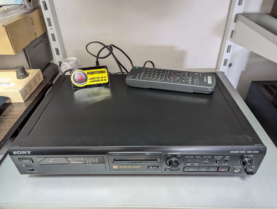 Sony MDS-JE500. Mini Disc Recorder. ЦАП. Родной пульт! JAPAN