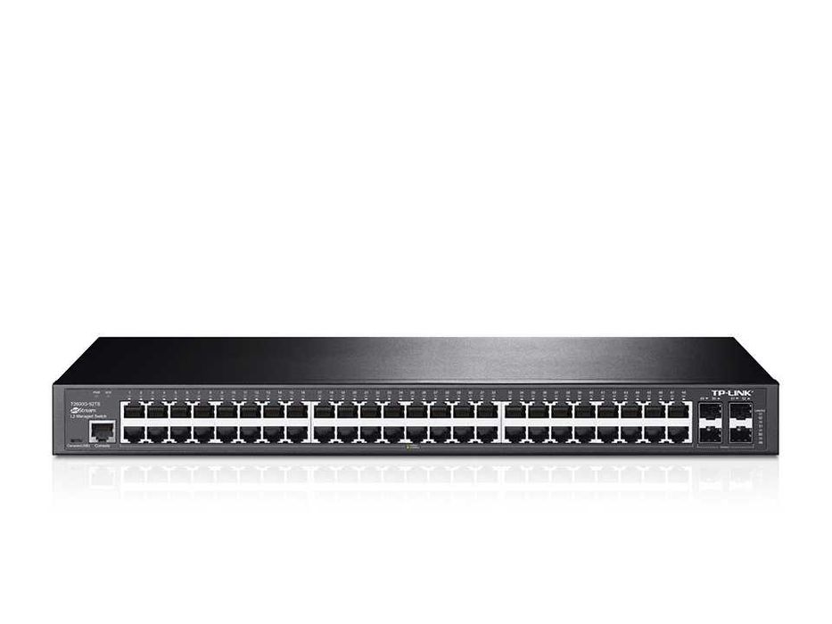 48-портовий гігабітний керований комутатор 2 рівня з 4 SFP-слотами TP-LINK T2600G-52TS (TL-SG3452)