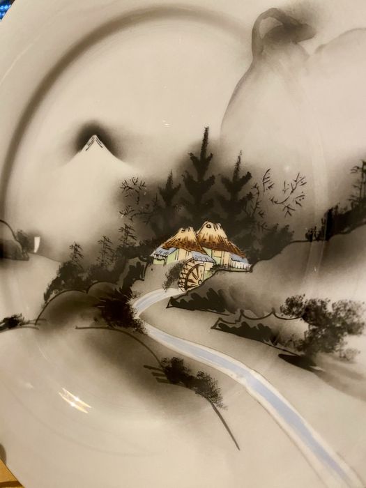 Prato decorativo japonês pintado à mão – Joko China