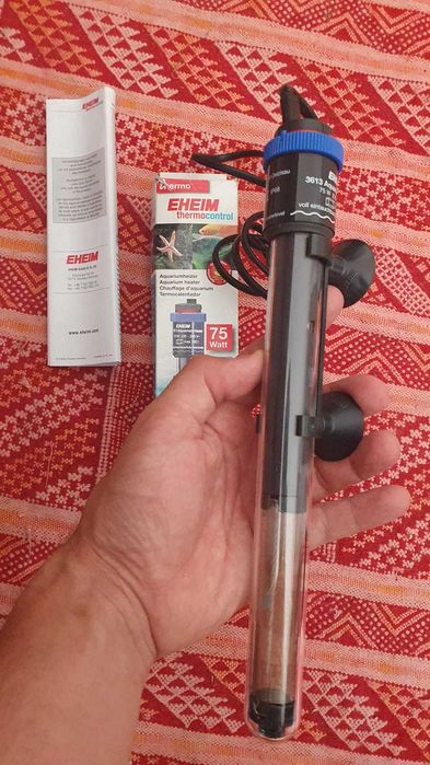 Aquecedor aquário EHEIM 75W, 60-100L, 230V (NOVO)
