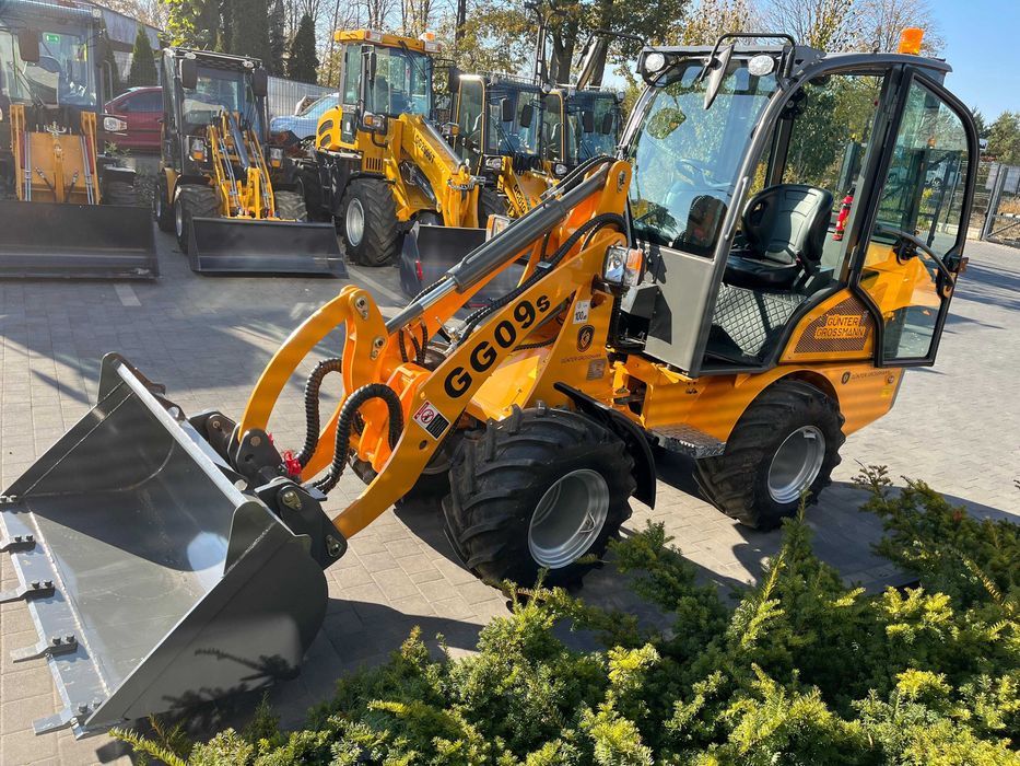 Ładowarka kołowa Gunter Grossmann GG09S. Kabina. Silnik Kubota