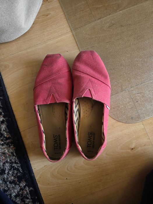 Espadryle różowe Toms, rozmiar 38