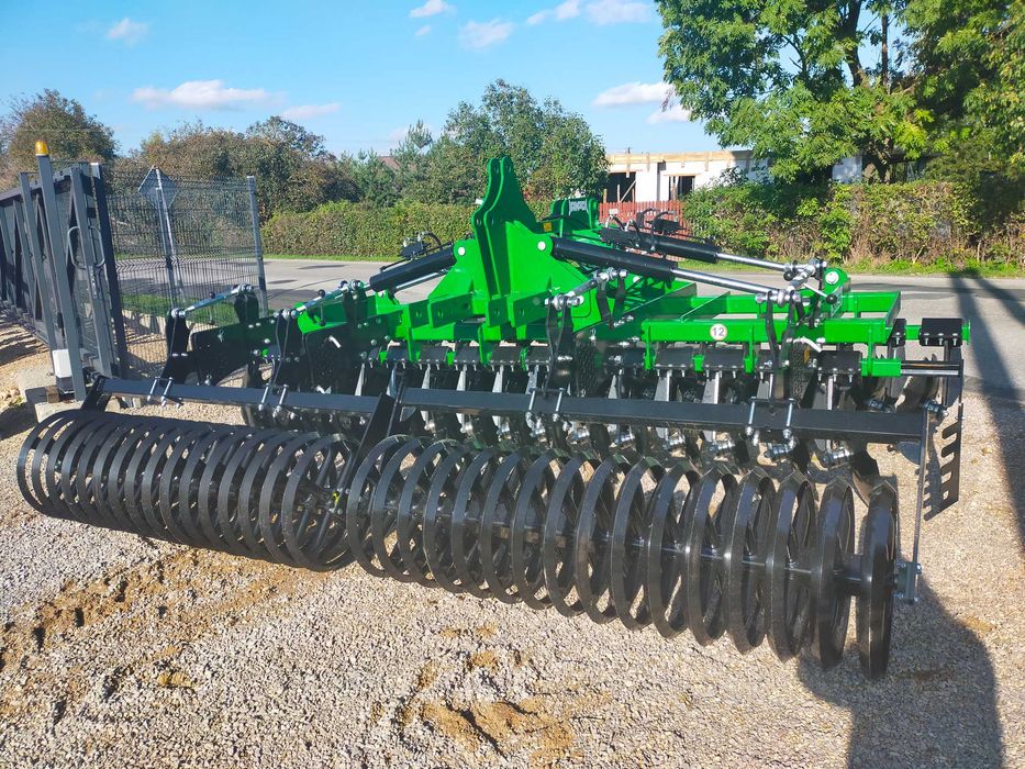 brona talerzowa hydrauliczna JANPOL SHREK 4/5/6m 560 talerz daszek 600 RATY 0%