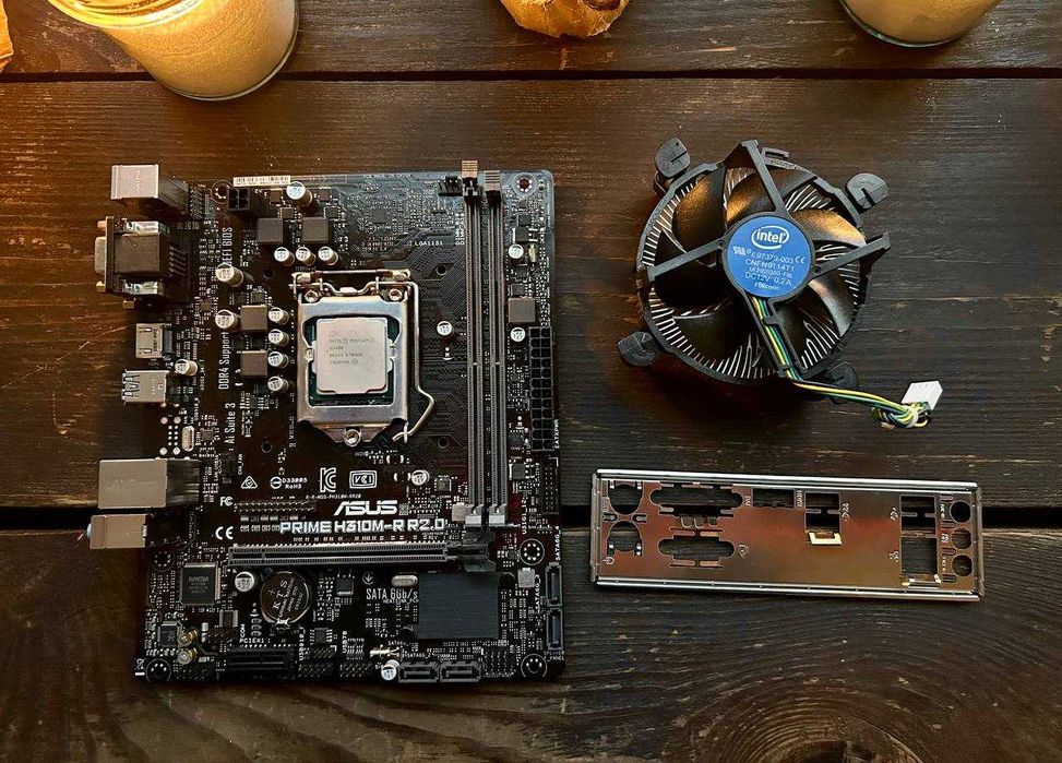 Материнская плата Asus Prime H310M-R R2.0 + Intel G5400 3.70GHz