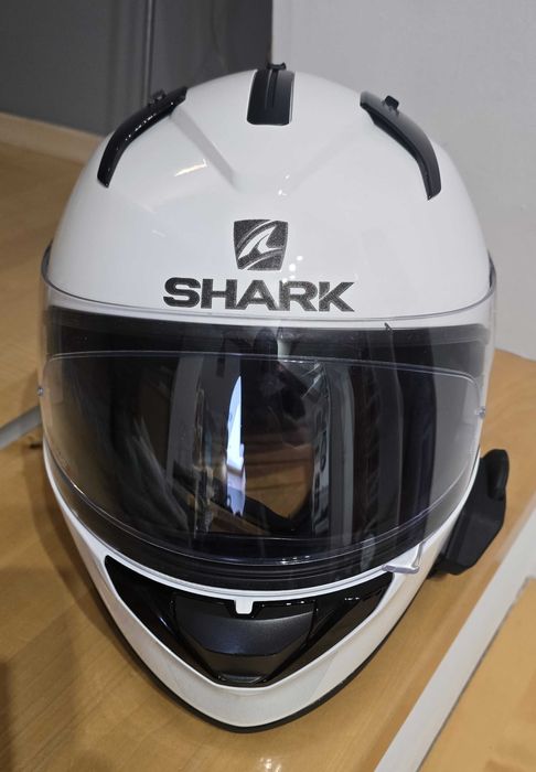 KASK INTEGRALNY SHARK RIDILL (rozmiar L) + Pinlock® SHARK + Interkom uniwersalny FREEDCONN T-MAX S V4 PRO