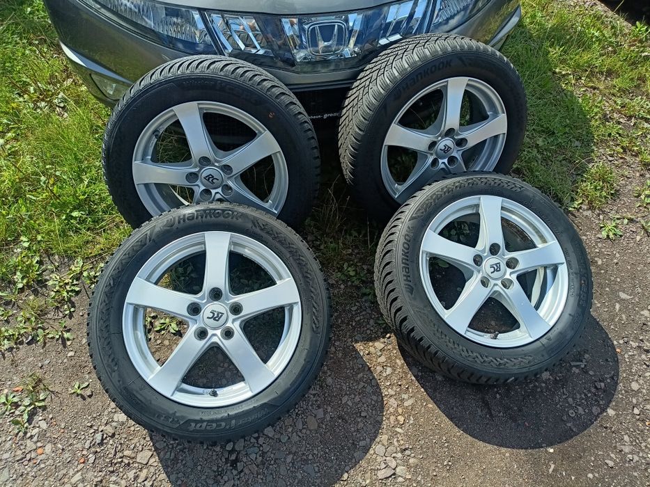Alufelgi 16" 5x108 Ford Focus Mk3•Świeże Opony Hankkok iCept Rs3 2024r.•205/55/R16•Zimowe