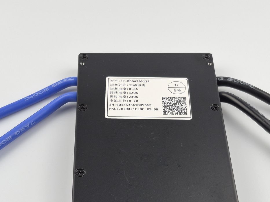 Плата JiKong BMS JK-BD6A20S12P 120A з активним балансуванням 0,6A