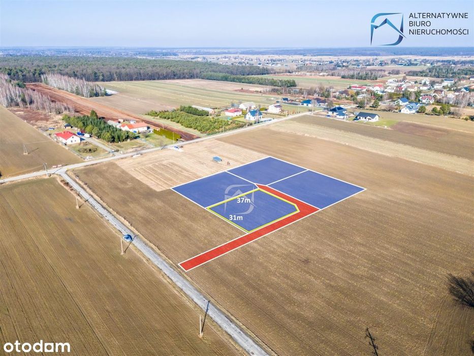 Piękna ustawna działka - Jawidz