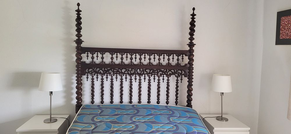 Cama de bilros vintage