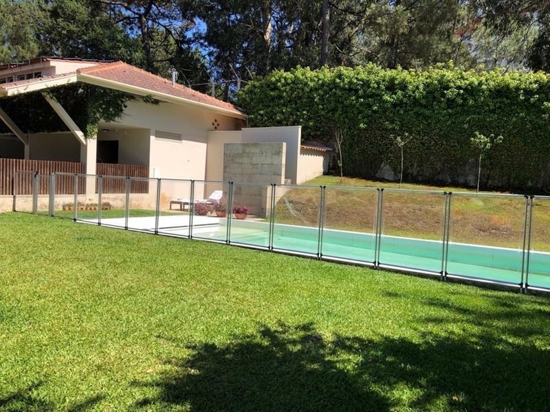 Vedação transparente em pvc mergulho salgado piscinas