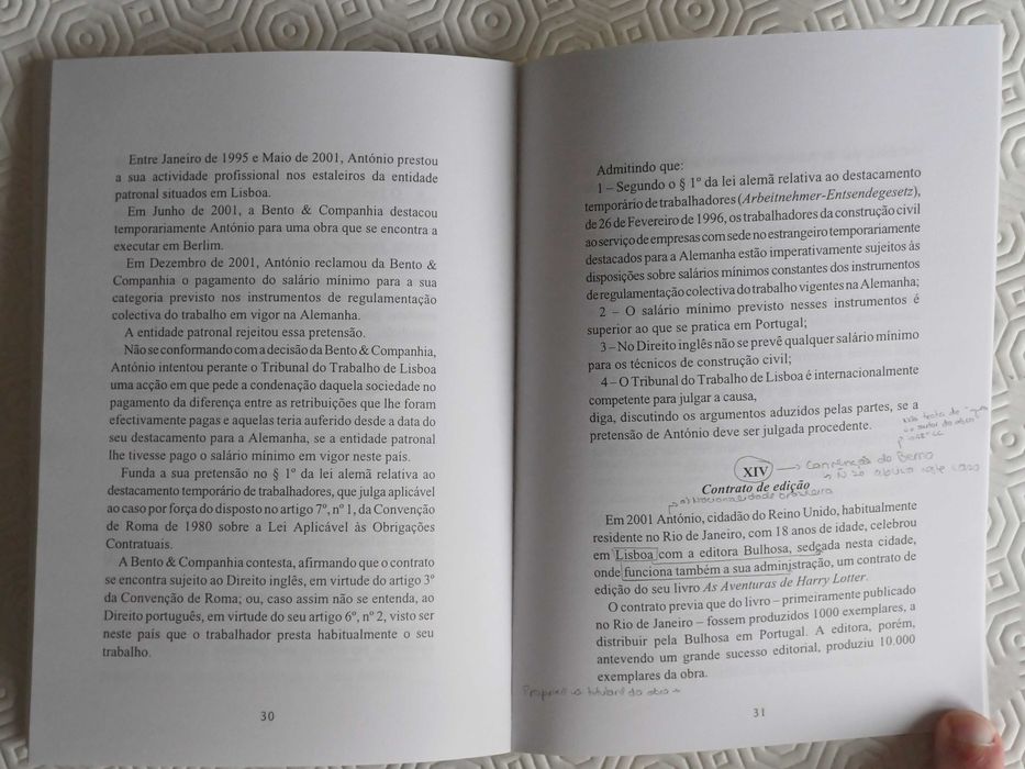 Direito Internacional Privado – Colectânea de Hipóteses Práticas, 2002