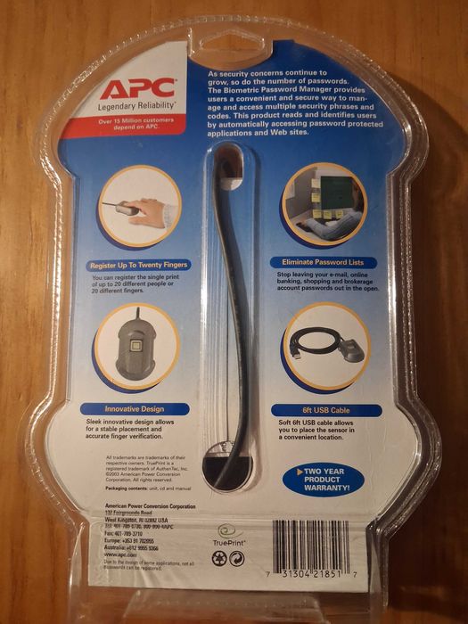 Leitor de impressão digital Biopod