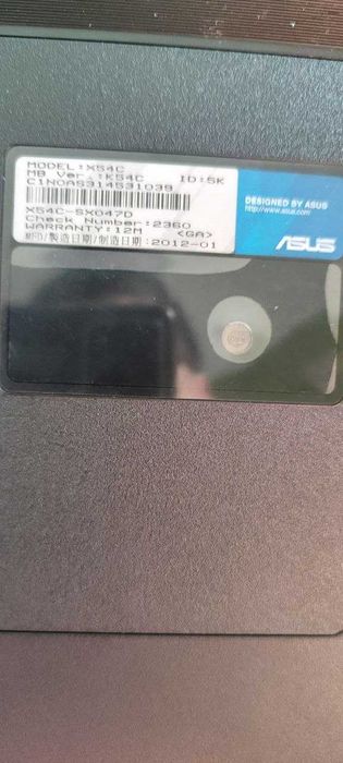 Asus X54C-SX047d