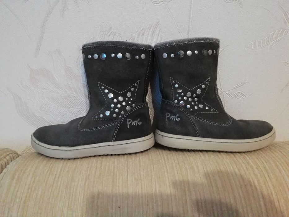 Primigi Кожаные ботинки. Италия. 24 р. 15 см. Деми. Кроссовки.