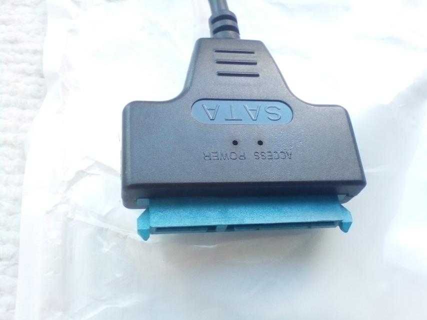 Кабель переходник адаптер USB 2.0 3.0 SATA для дисков HDD SSD 2,5" 3,5