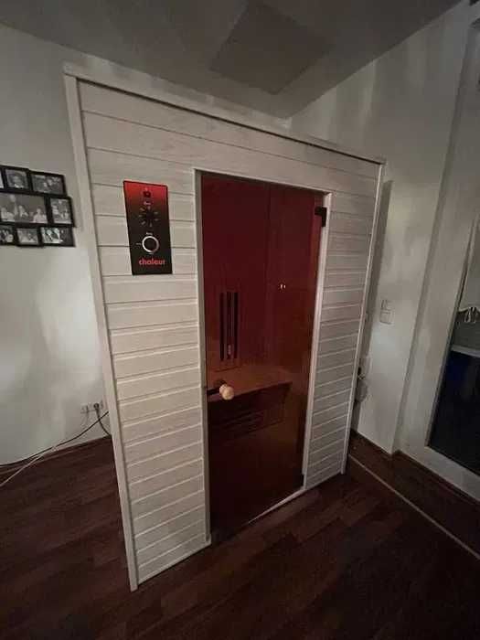 Sauna infrarot infrared na podczerwień biała 2-3 os drewniana MOCNA