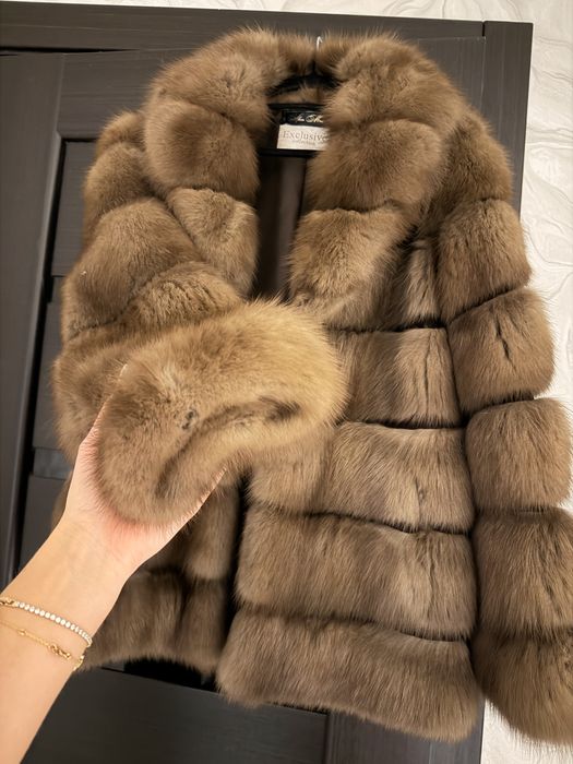 Шуба куница/соболь новая